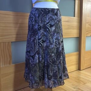 Vintage purple maxi skirt